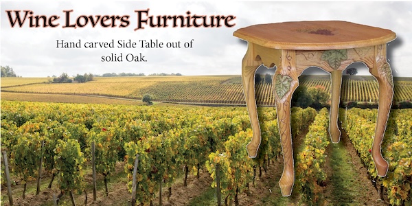 Vineyard and wine lovers furniture